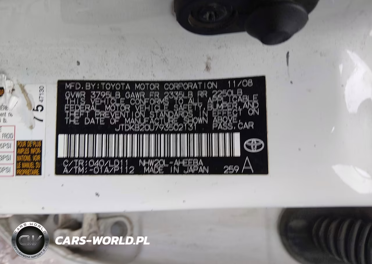 2009 Toyota Prius VIN:JTDKB20U793502131 - 9