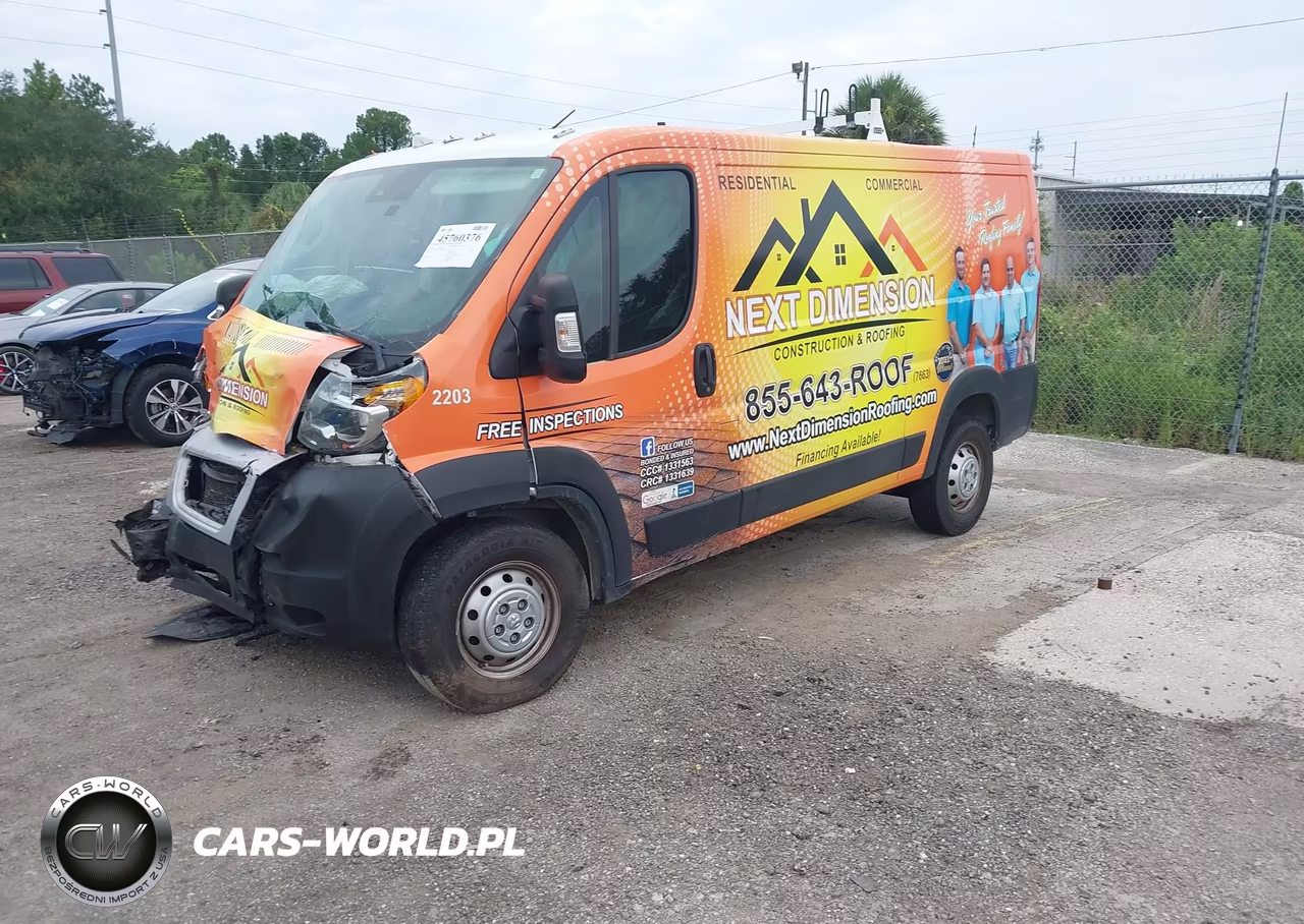 2022 Ram Promaster 1500 Low Roof 136 Wb VIN:3C6LRVAG5NE109488 - 2