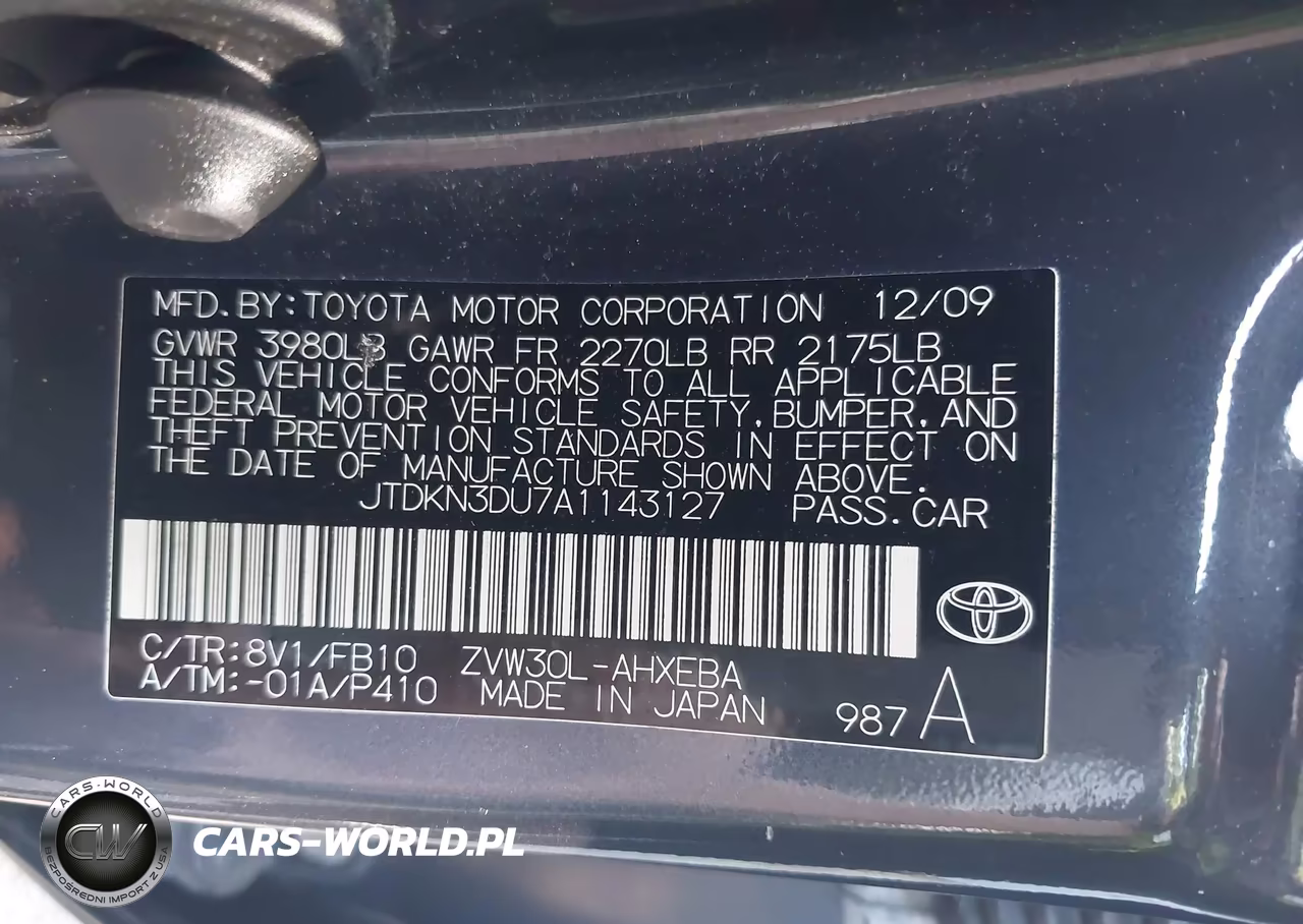 2010 Toyota Prius Ii VIN:JTDKN3DU7A1143127 - 9