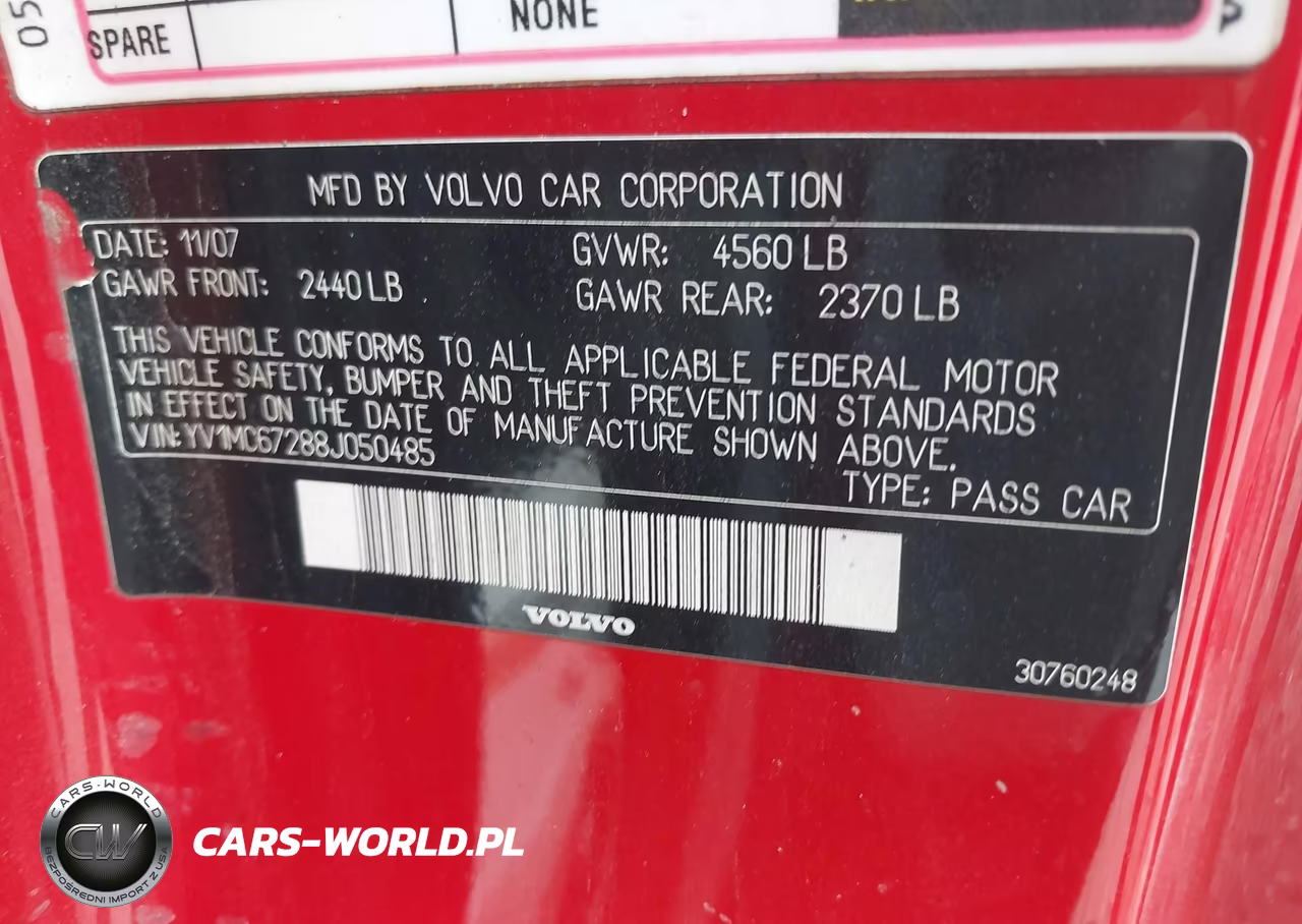 2008 Volvo C70 T5 M VIN:YV1MC67288J050485 - 9