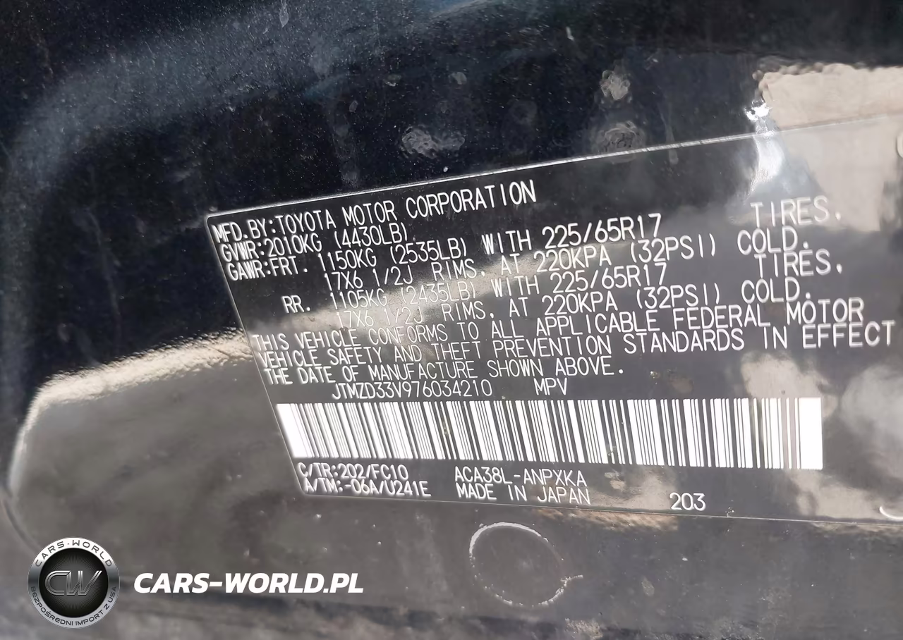 2007 Toyota Rav4 VIN:JTMZD33V976034210 - 9