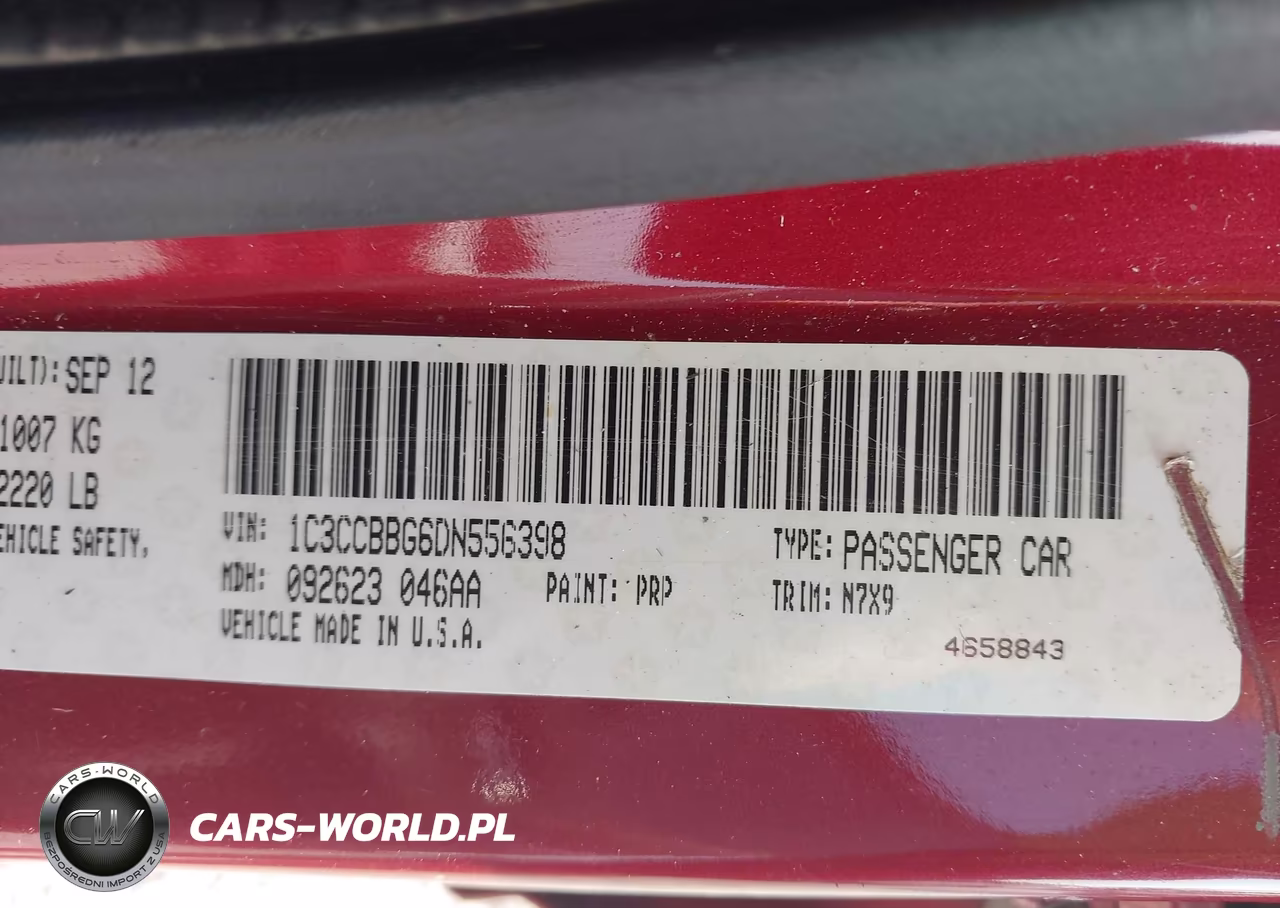 2013 Chrysler 200 Touring VIN:1C3CCBBG6DN556398 - 9