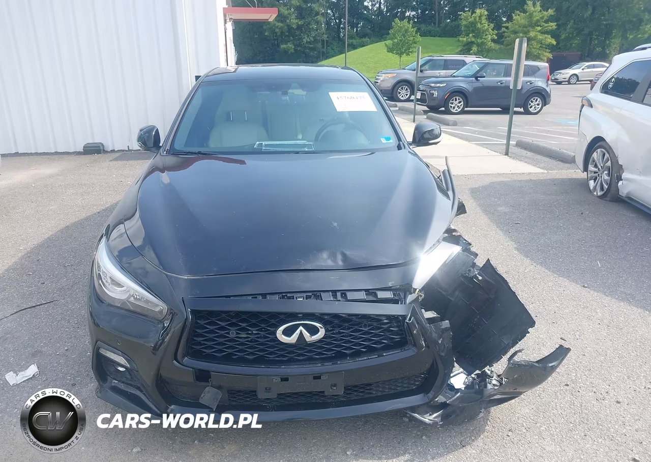 2021 Infiniti Q50 Red Sport 400 Awd VIN:JN1FV7DR4MM881025 - 12