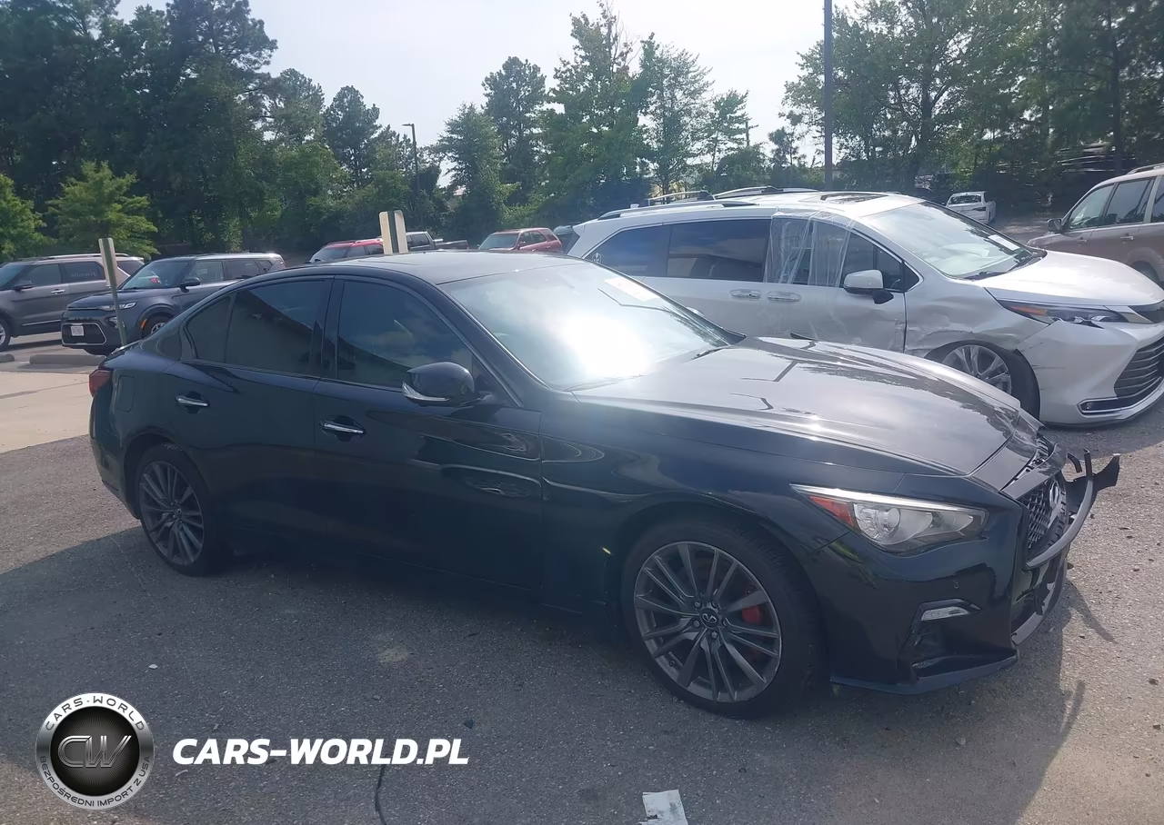 2021 Infiniti Q50 Red Sport 400 Awd VIN:JN1FV7DR4MM881025 - 13