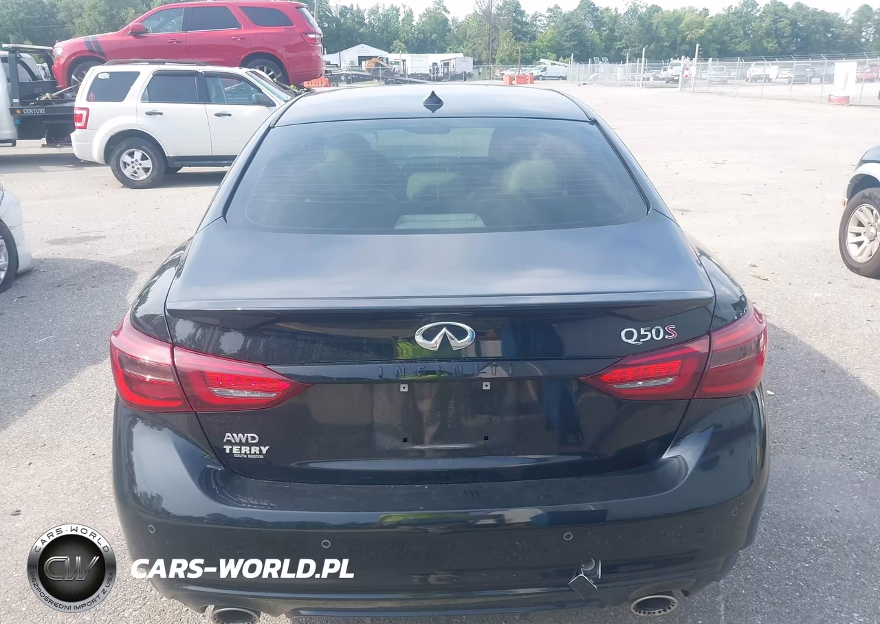 2021 Infiniti Q50 Red Sport 400 Awd VIN:JN1FV7DR4MM881025 - 16