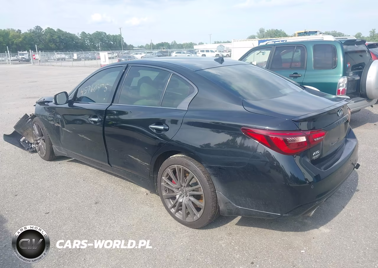 2021 Infiniti Q50 Red Sport 400 Awd VIN:JN1FV7DR4MM881025 - 3