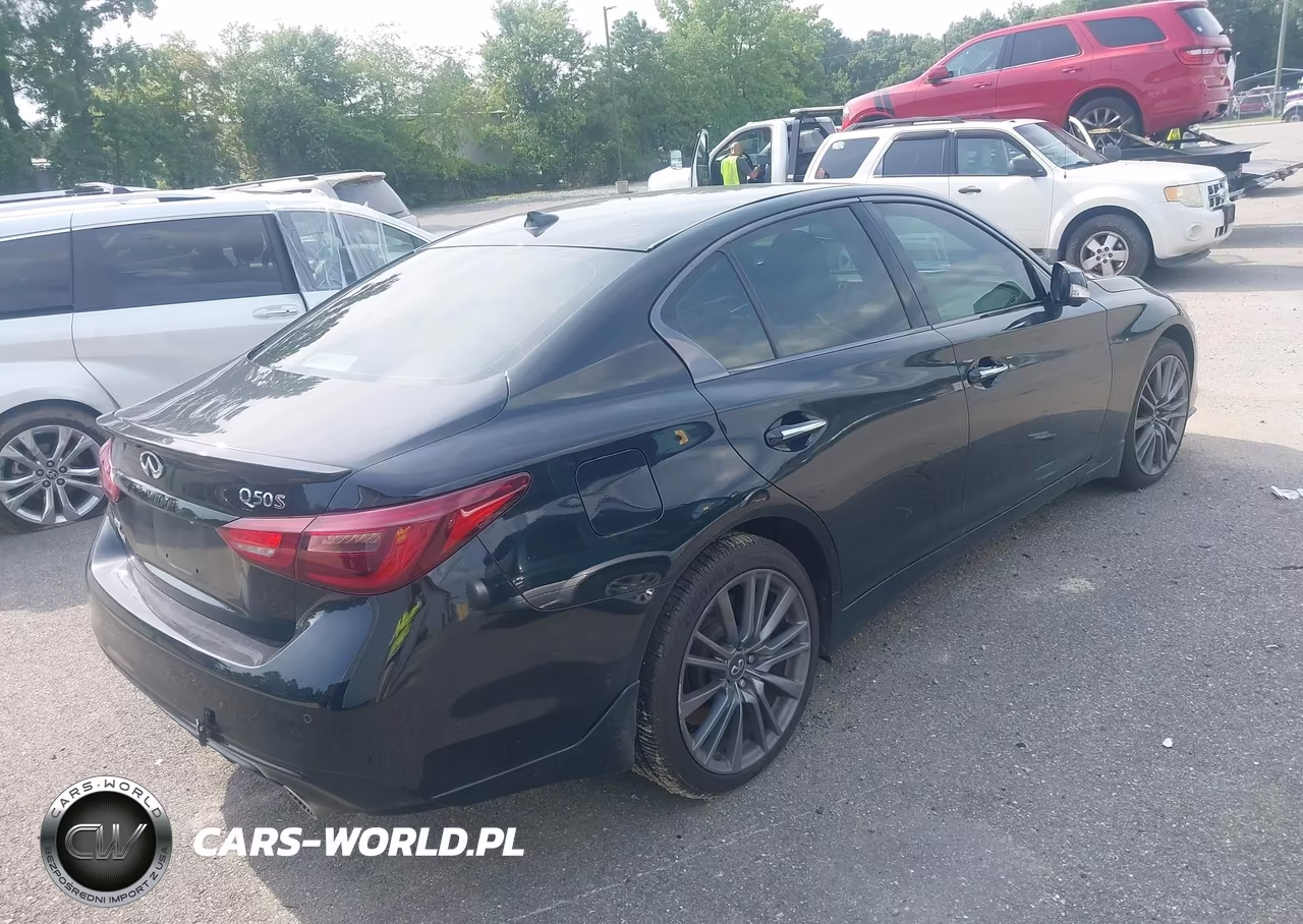 2021 Infiniti Q50 Red Sport 400 Awd VIN:JN1FV7DR4MM881025 - 4