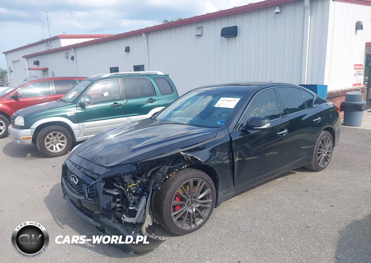 2021 Infiniti Q50 Red Sport 400 Awd VIN:JN1FV7DR4MM881025 - 6