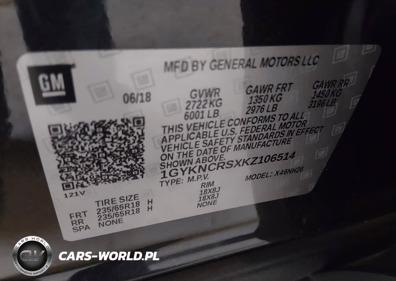 2019 Cadillac Xt5 Luxury VIN:1GYKNCRSXKZ106514 - 9
