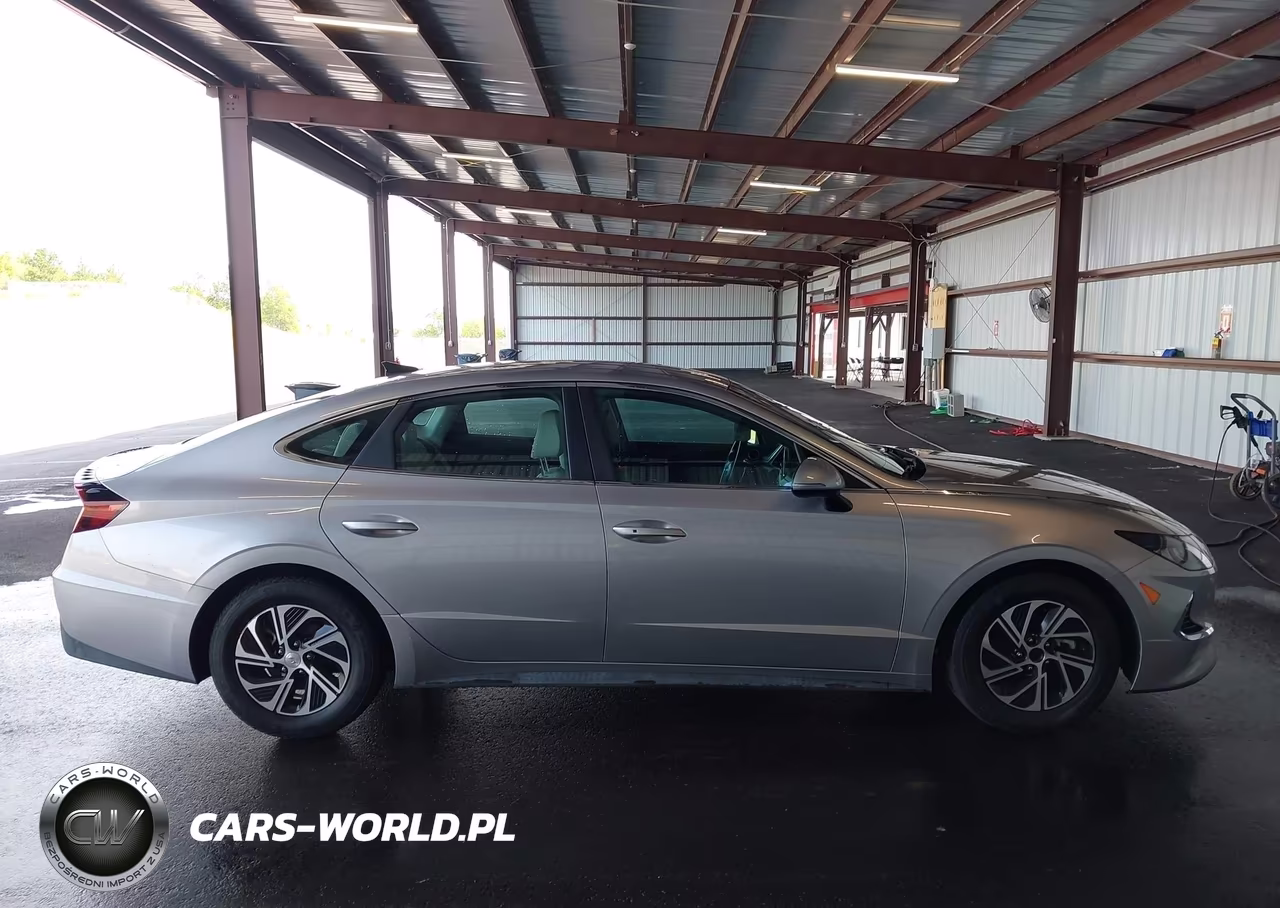 2021 Hyundai Sonata Blue VIN:KMHL24JJ8MA029358 - 18