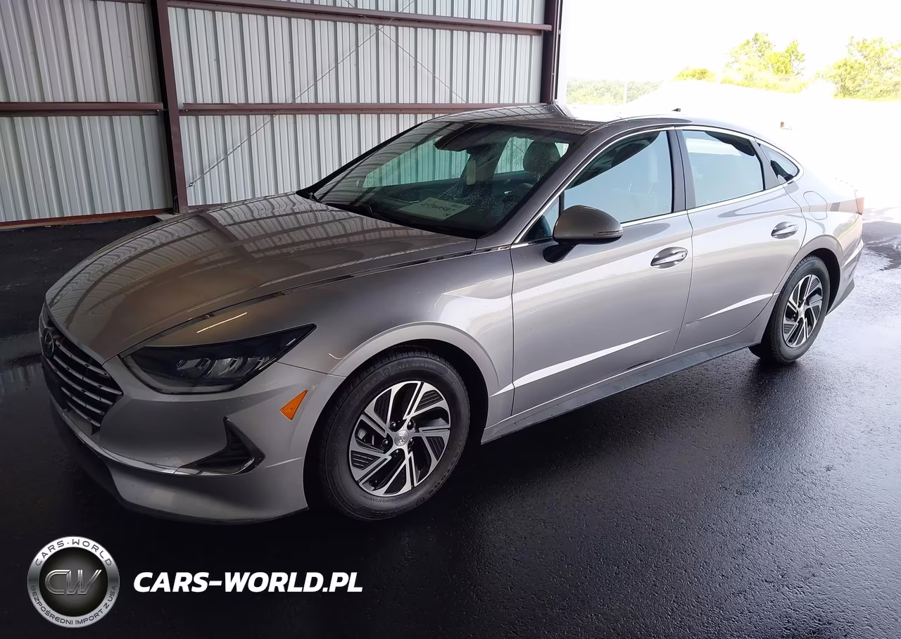 2021 Hyundai Sonata Blue VIN:KMHL24JJ8MA029358 - 2