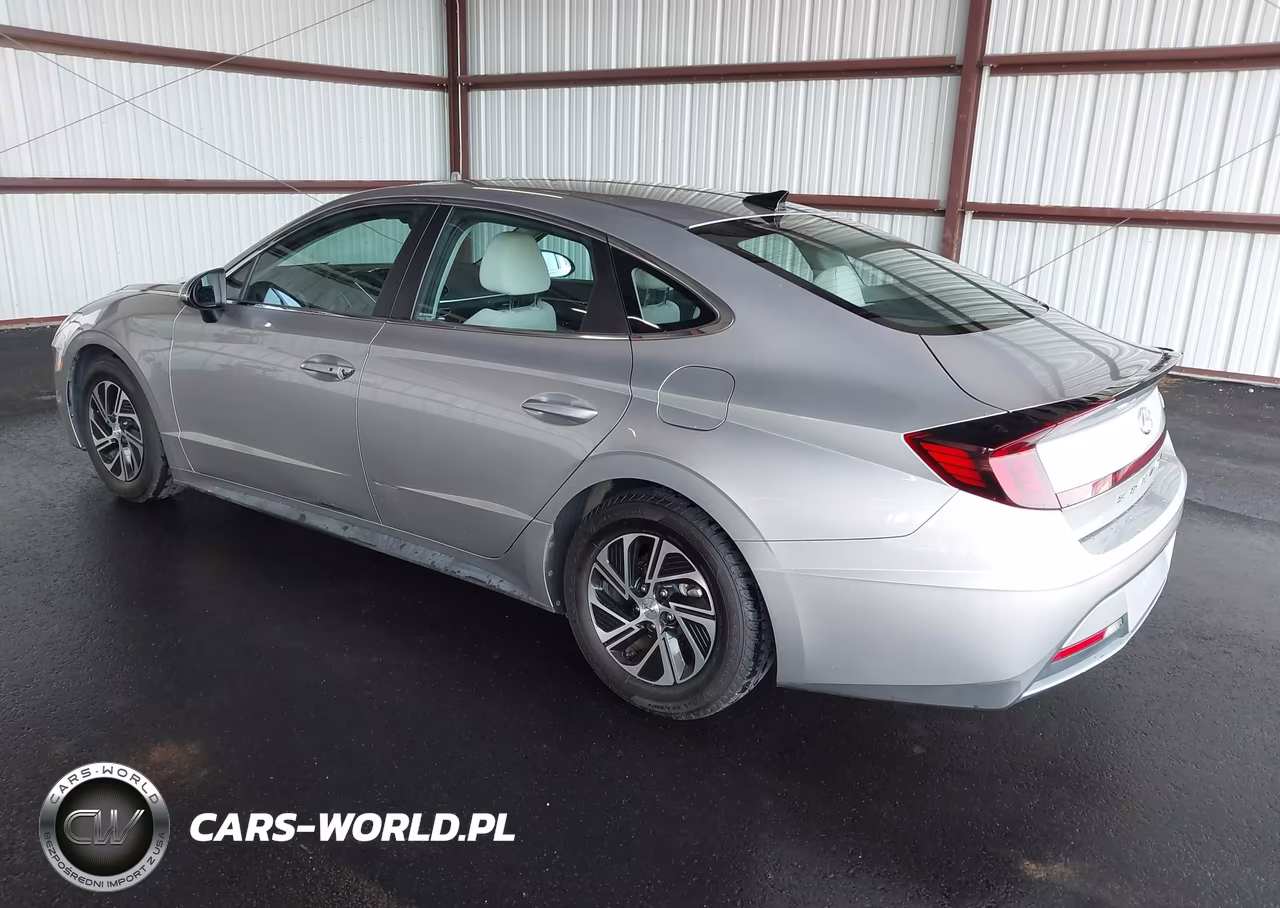 2021 Hyundai Sonata Blue VIN:KMHL24JJ8MA029358 - 3