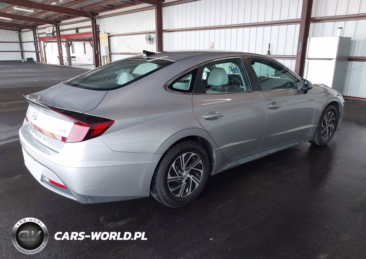 2021 Hyundai Sonata Blue VIN:KMHL24JJ8MA029358 - 4