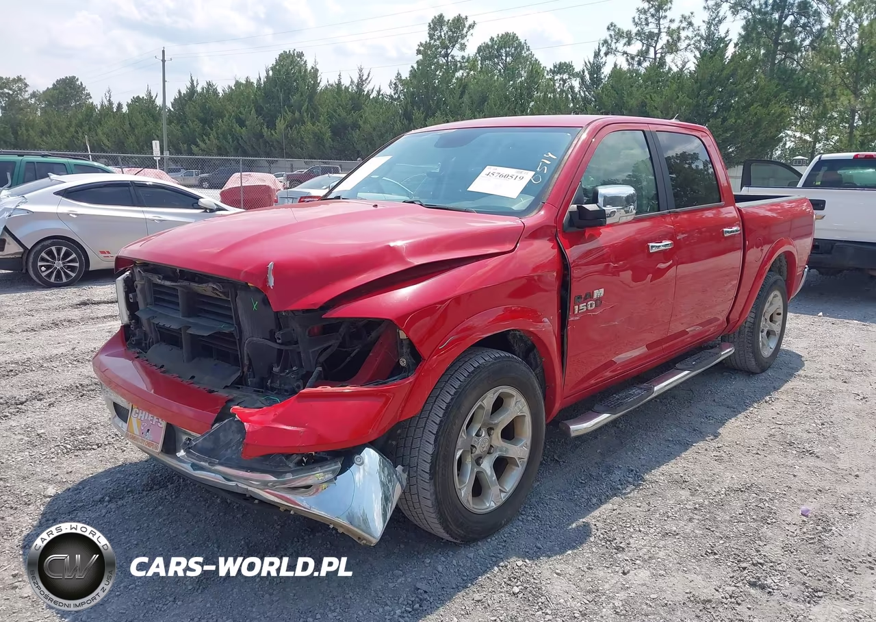 2018 Ram 1500 Laramie 4X4 5'7 Box VIN:1C6RR7NG0JS306463 - 2