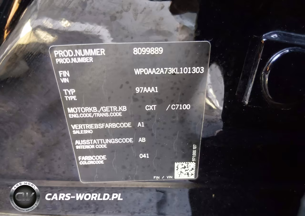 2019 Porsche Panamera 4 VIN:WP0AA2A73KL101303 - 9