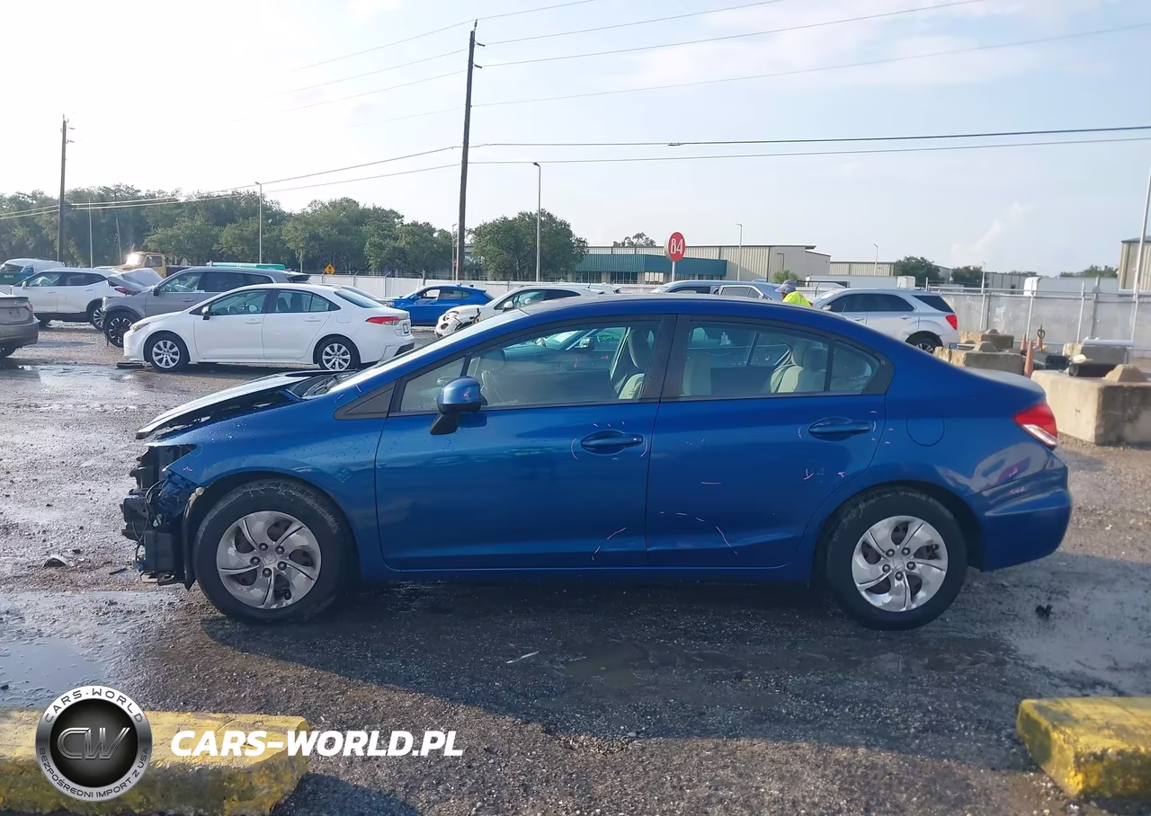 2013 Honda Civic Lx VIN:19XFB2F53DE100075 - 14