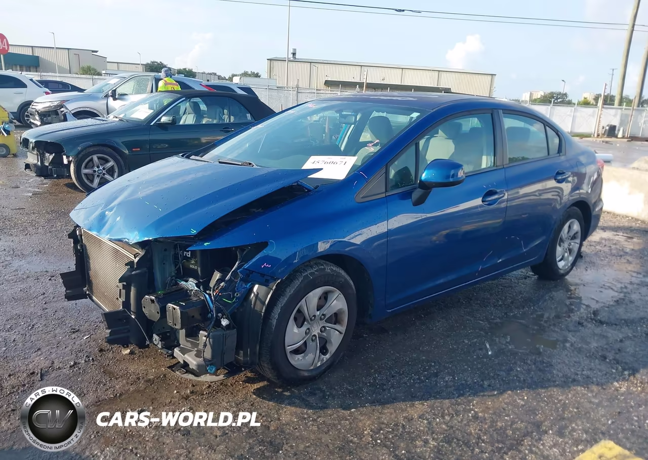 2013 Honda Civic Lx VIN:19XFB2F53DE100075 - 2