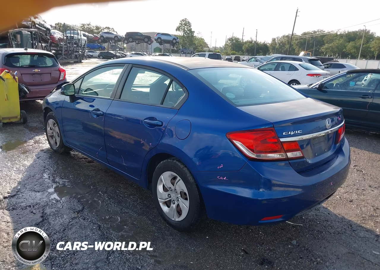 2013 Honda Civic Lx VIN:19XFB2F53DE100075 - 3