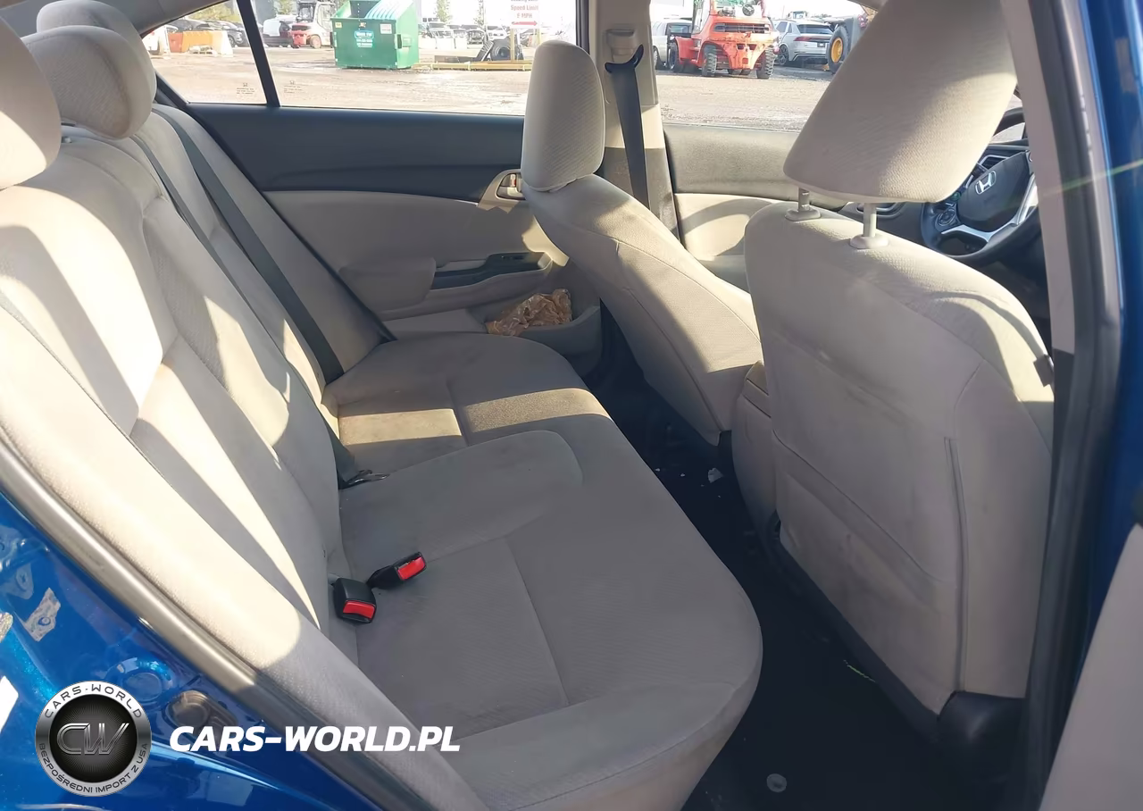 2013 Honda Civic Lx VIN:19XFB2F53DE100075 - 8