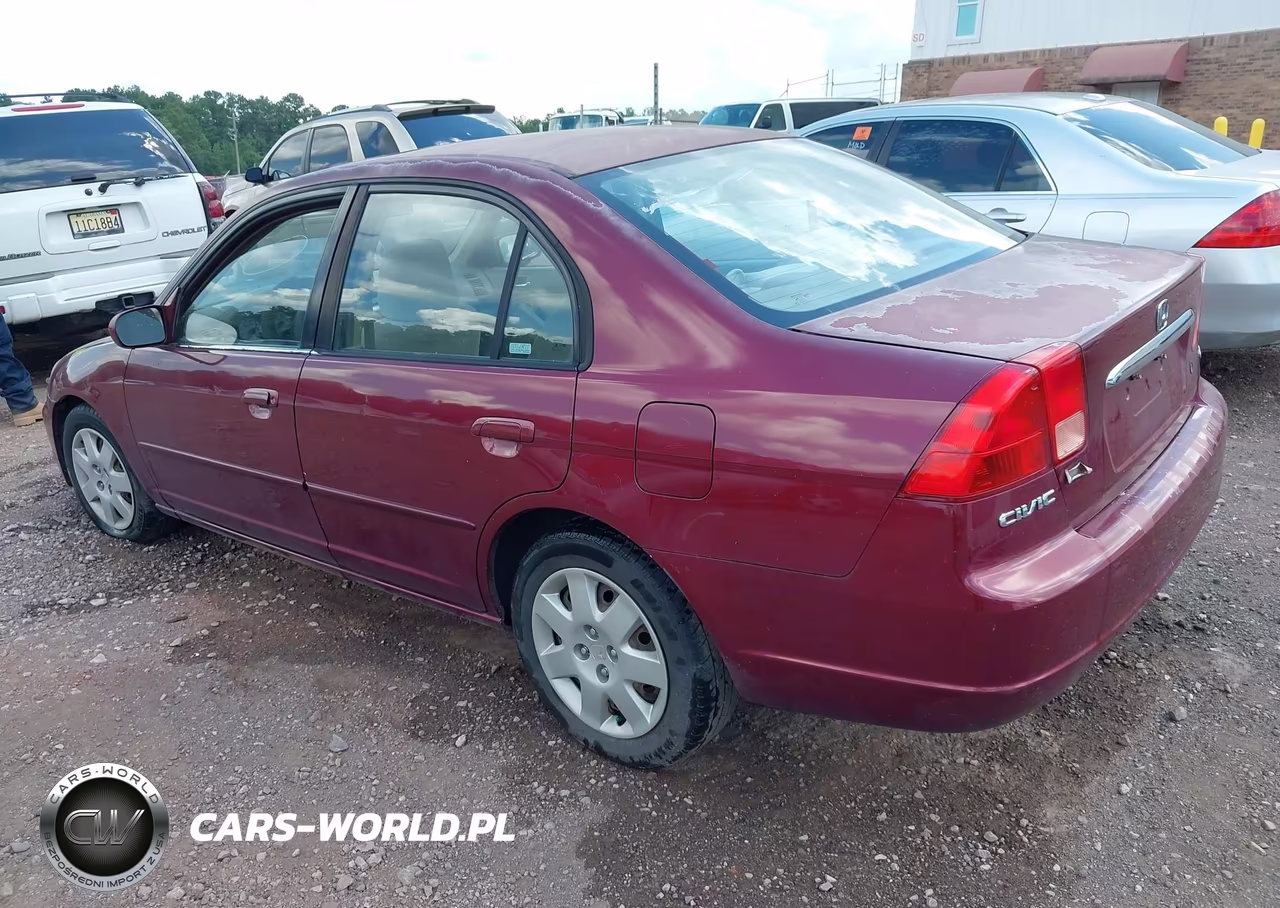 2002 Honda Civic Ex VIN:2HGES26712H536536 - 3