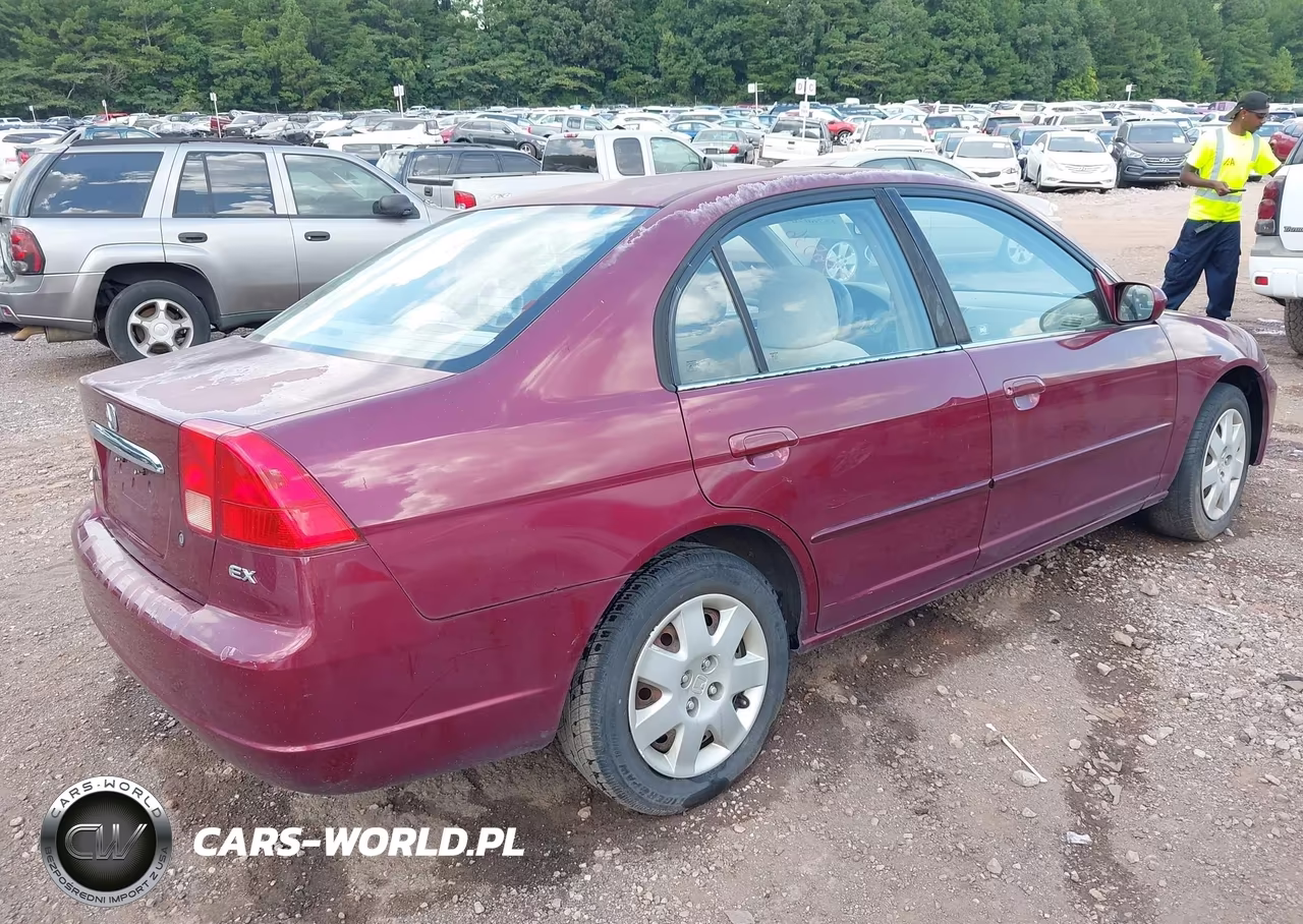 2002 Honda Civic Ex VIN:2HGES26712H536536 - 4