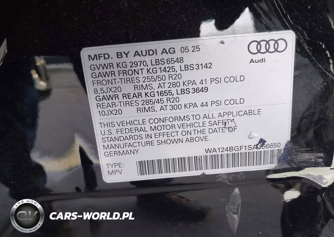 2025 Audi Q6 E-Tron Premium Plus Quattro VIN:WA124BGF1SA066650 - 9