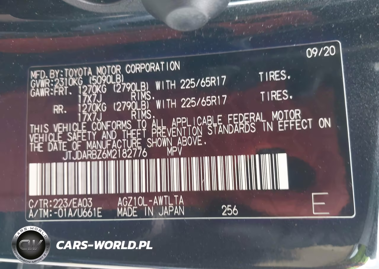 2021 Lexus Nx 300 VIN:JTJDARBZ6M2182776 - 9