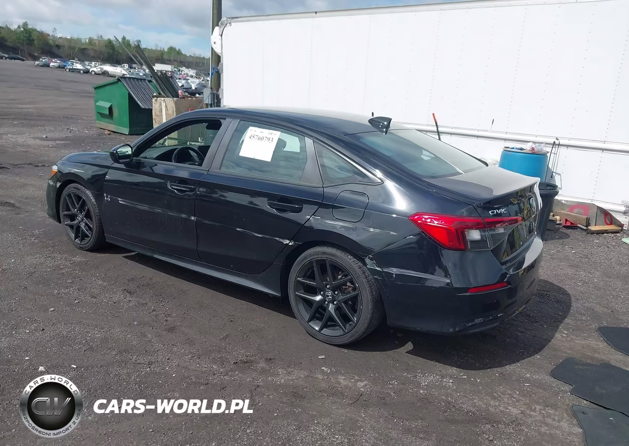 2022 Honda Civic Sport VIN:2HGFE2F51NH581779 - 3