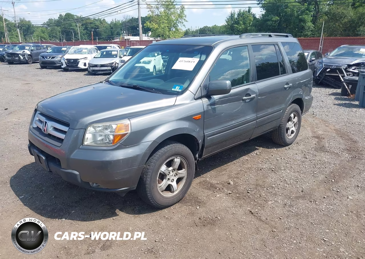 2007 Honda Pilot Ex-L VIN:2HKYF18657H507425 - 2