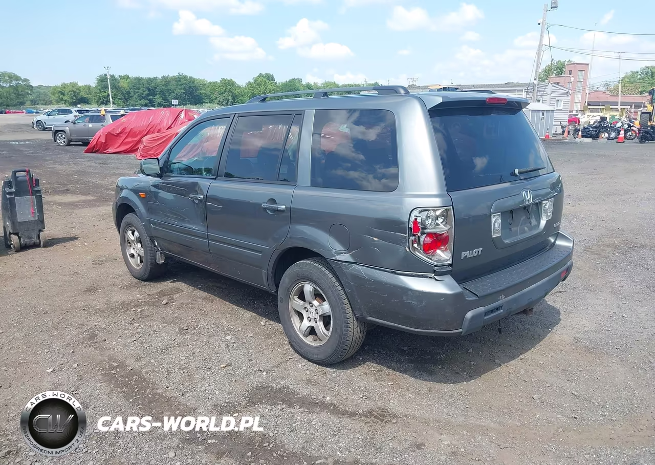 2007 Honda Pilot Ex-L VIN:2HKYF18657H507425 - 3