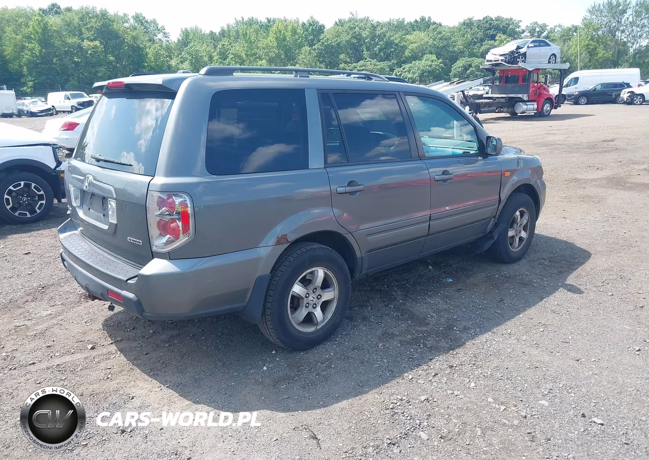 2007 Honda Pilot Ex-L VIN:2HKYF18657H507425 - 4