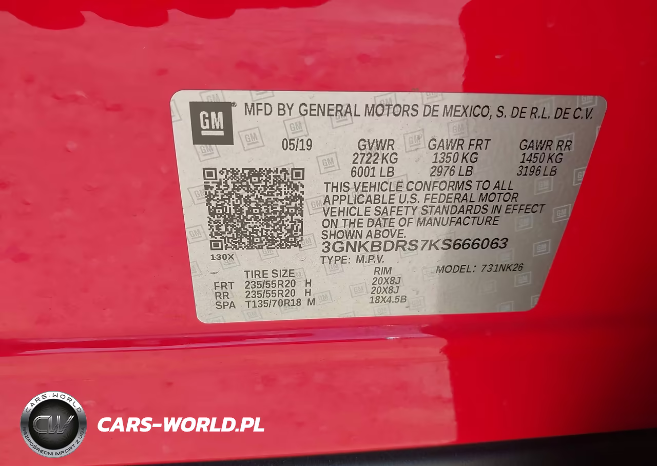 2019 Chevrolet Blazer VIN:3GNKBDRS7KS666063 - 9