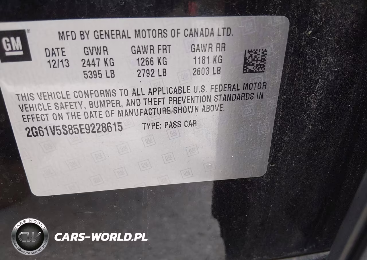 2014 Cadillac Xts Vsport Premium VIN:2G61V5S85E9228615 - 9