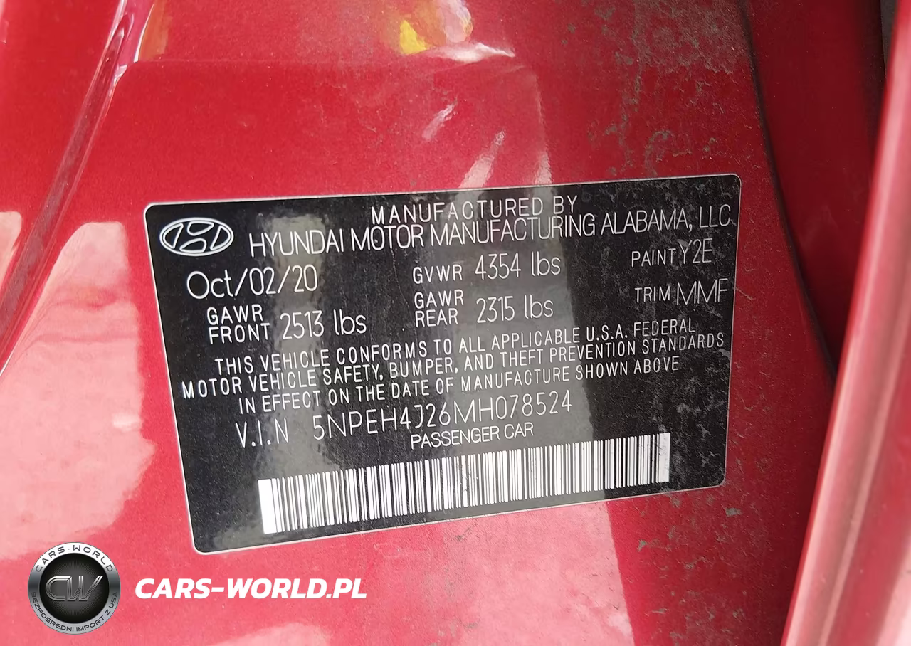 2021 Hyundai Sonata Limited VIN:5NPEH4J26MH078524 - 9