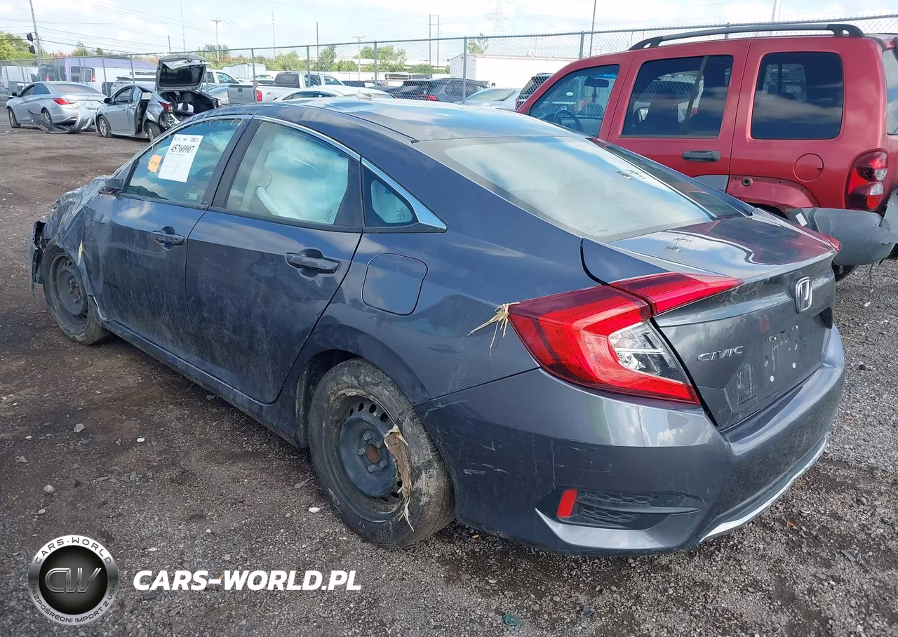2020 Honda Civic Lx VIN:2HGFC2F69LH560979 - 3