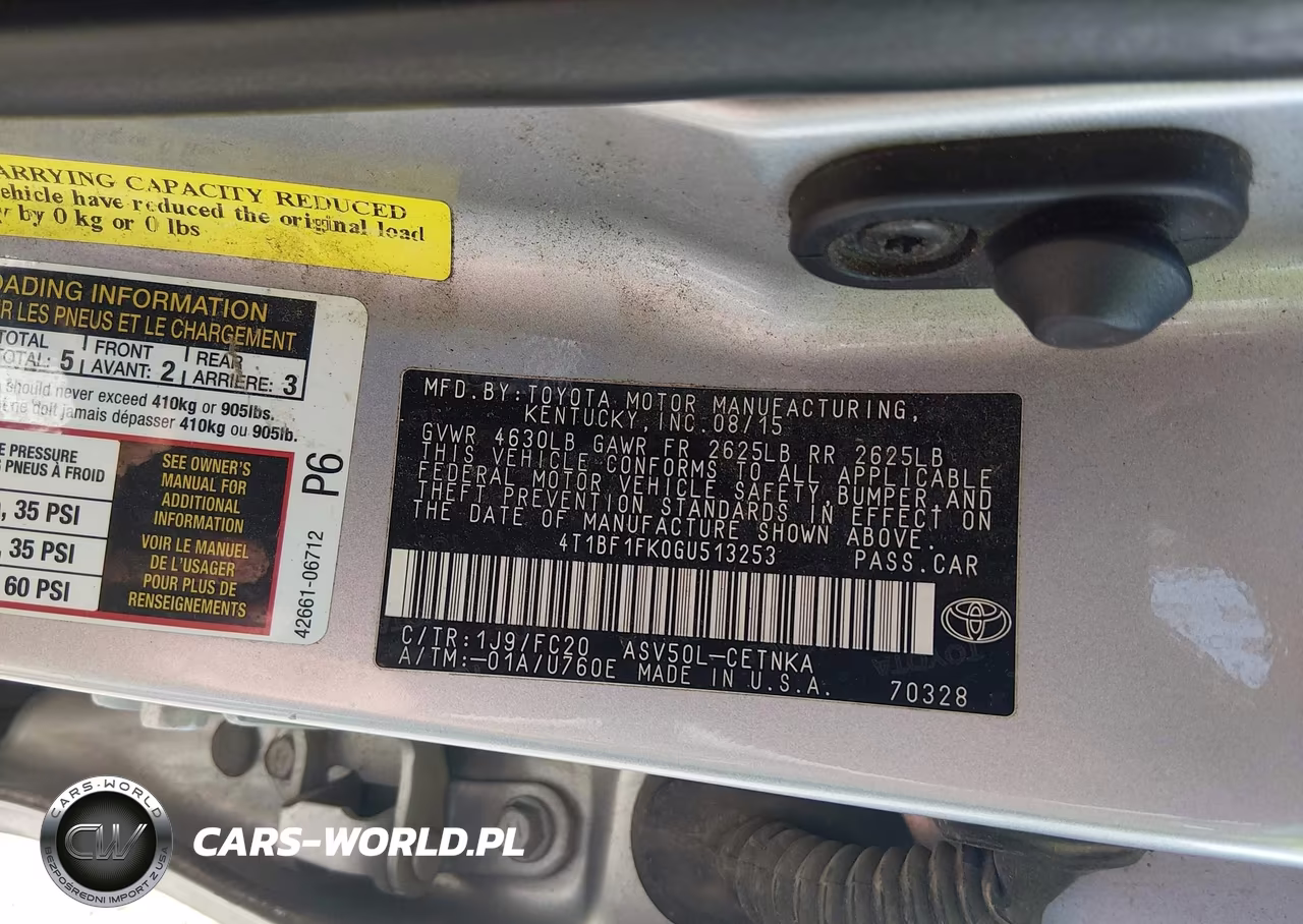 2016 Toyota Camry Le VIN:4T1BF1FK0GU513253 - 9