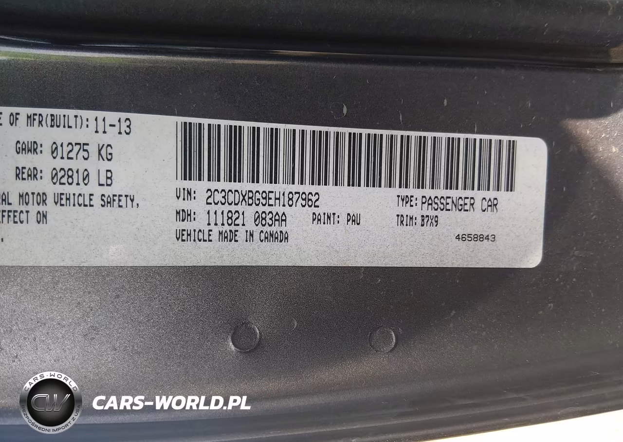2014 Dodge Charger Se VIN:2C3CDXBG9EH187962 - 9