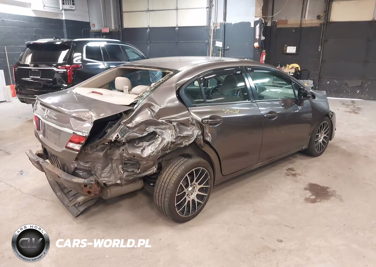 2013 Honda Civic Lx VIN:19XFB2F58DE295610 - 4