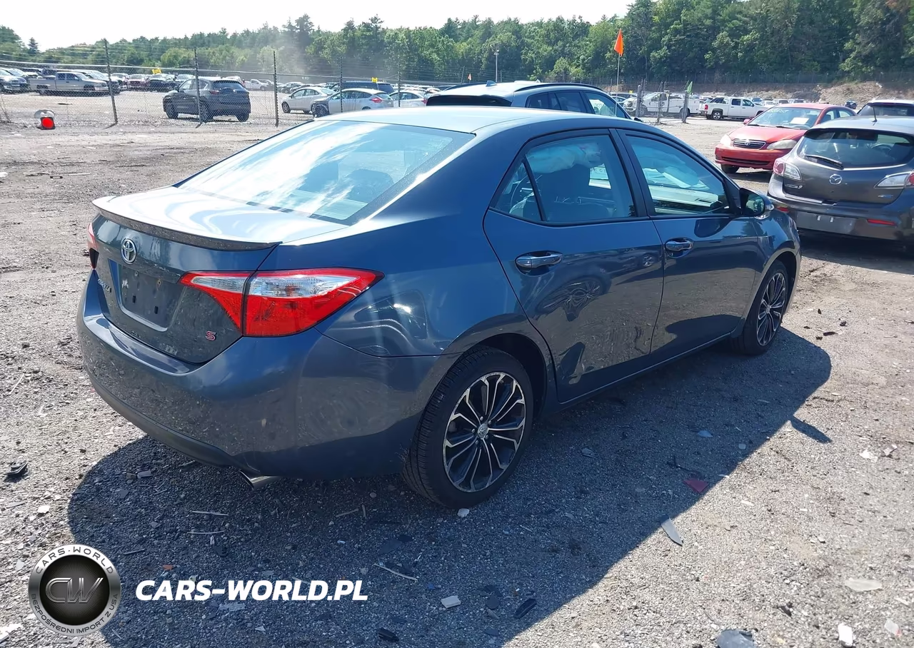 2015 Toyota Corolla S Plus VIN:2T1BURHE5FC448704 - 4