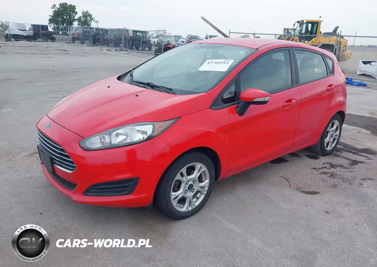 2014 Ford Fiesta Se VIN:3FADP4EJ9EM111842 - 2
