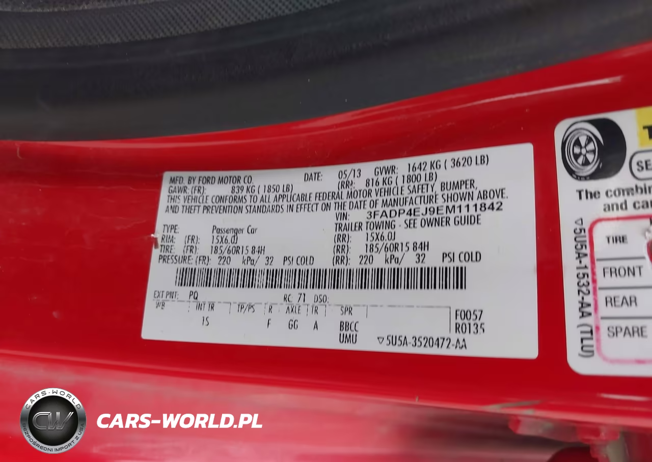 2014 Ford Fiesta Se VIN:3FADP4EJ9EM111842 - 9