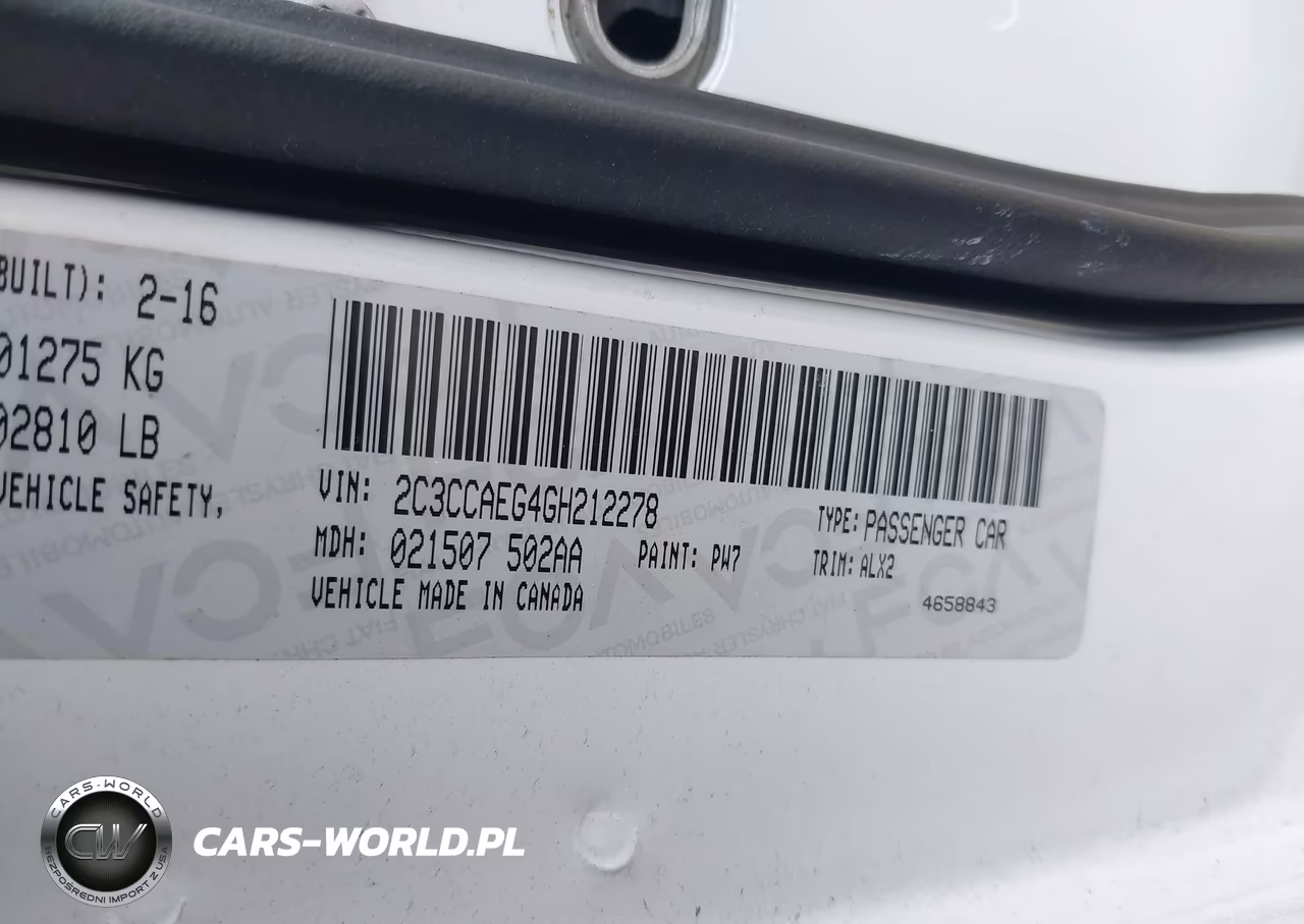 2016 Chrysler 300C VIN:2C3CCAEG4GH212278 - 9