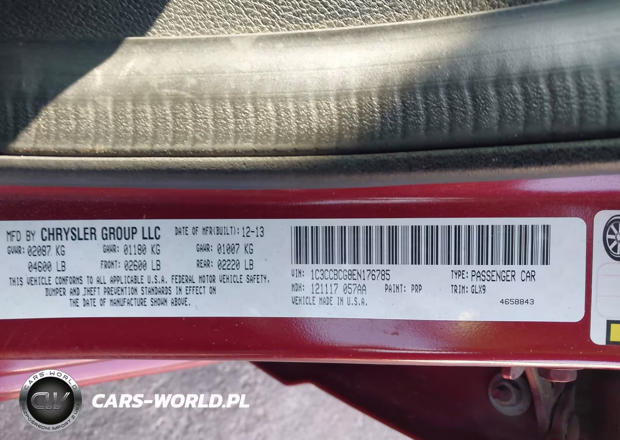 2014 Chrysler 200 Limited VIN:1C3CCBCG8EN176785 - 9