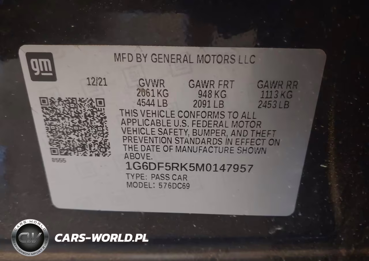 2021 Cadillac Ct4 Premium Luxury VIN:1G6DF5RK5M0147957 - 9