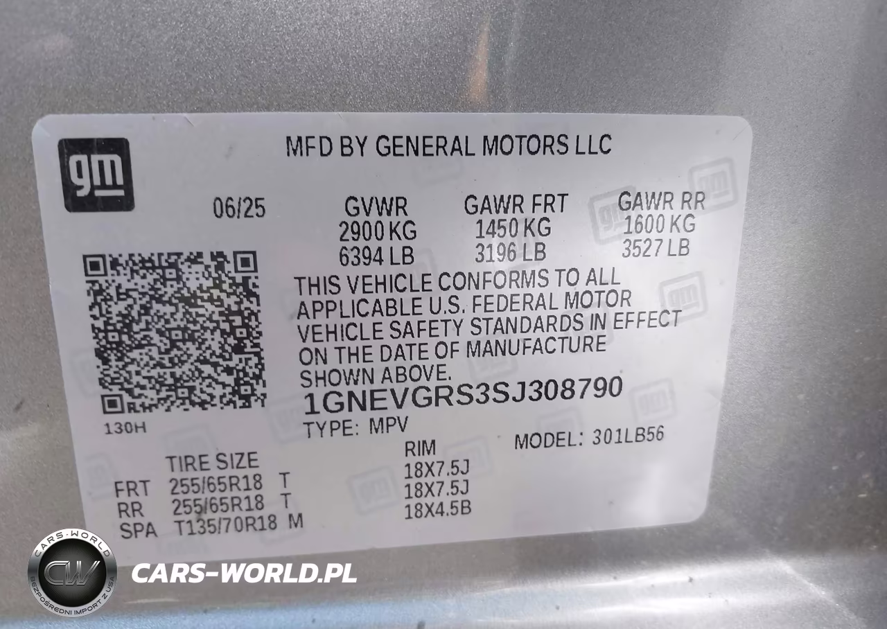 2025 Chevrolet Traverse Awd Lt VIN:1GNEVGRS3SJ308790 - 9