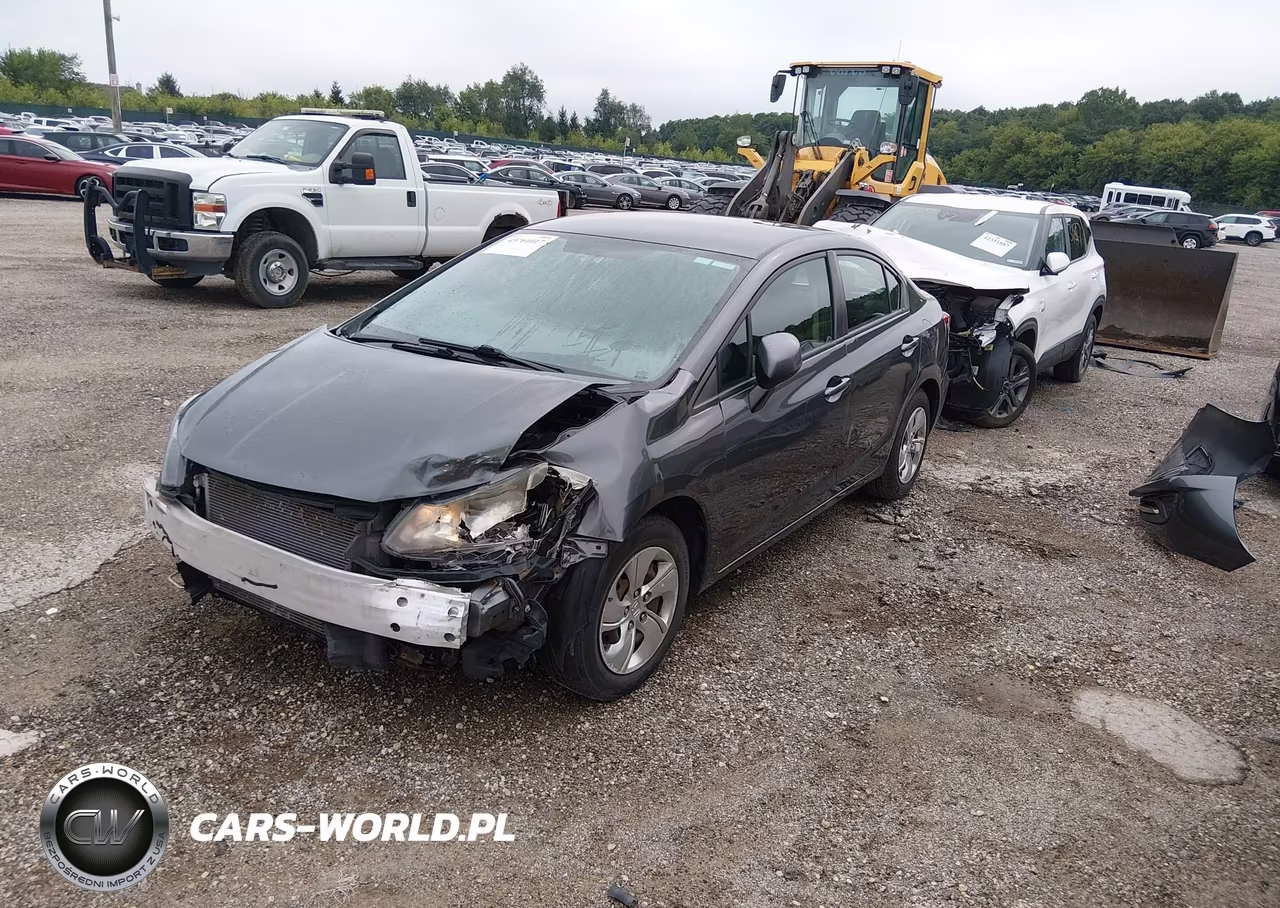 2013 Honda Civic Lx VIN:2HGFB2F55DH551725 - 2