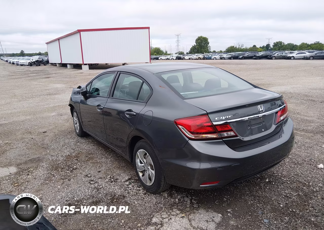 2013 Honda Civic Lx VIN:2HGFB2F55DH551725 - 3