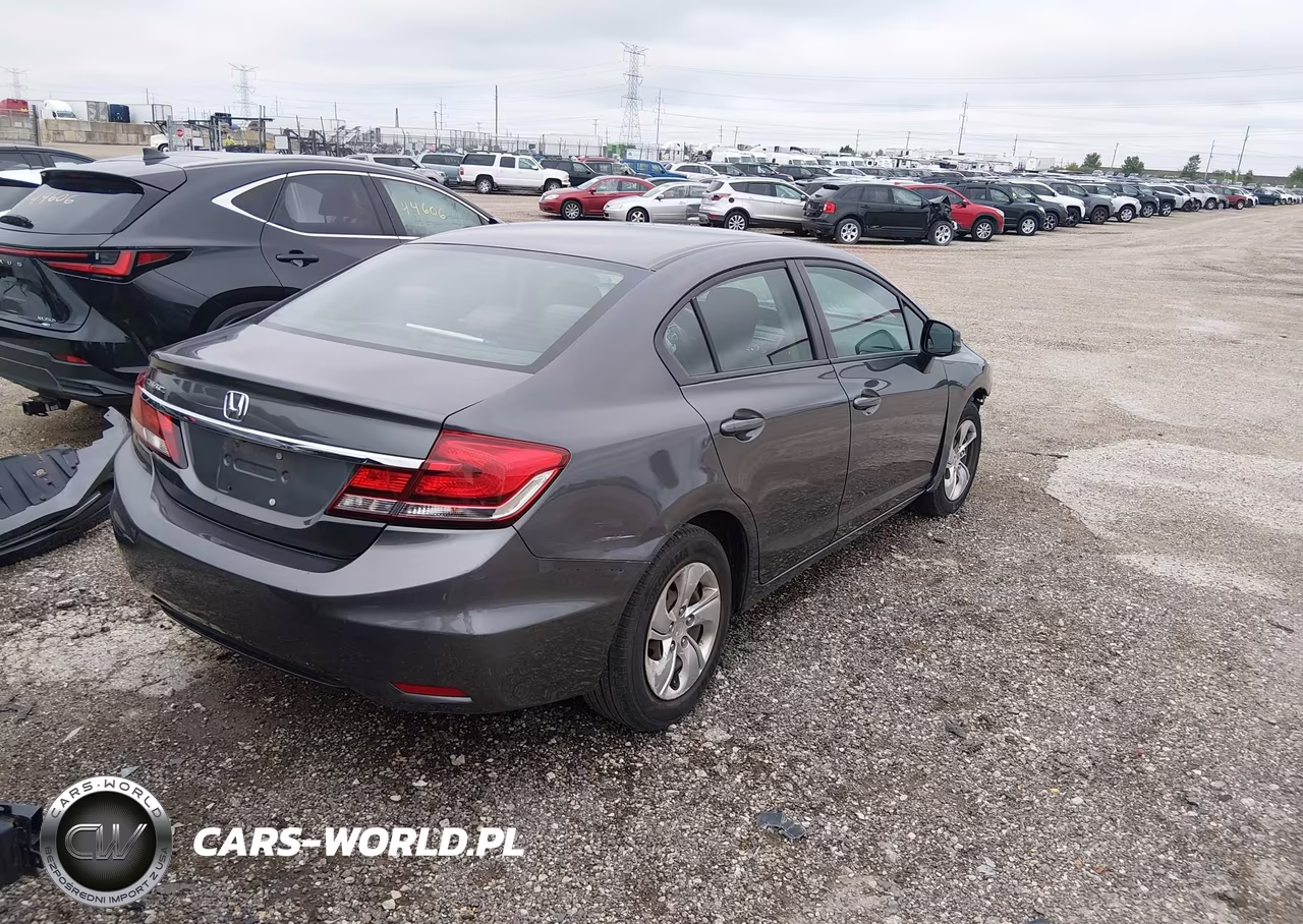 2013 Honda Civic Lx VIN:2HGFB2F55DH551725 - 4