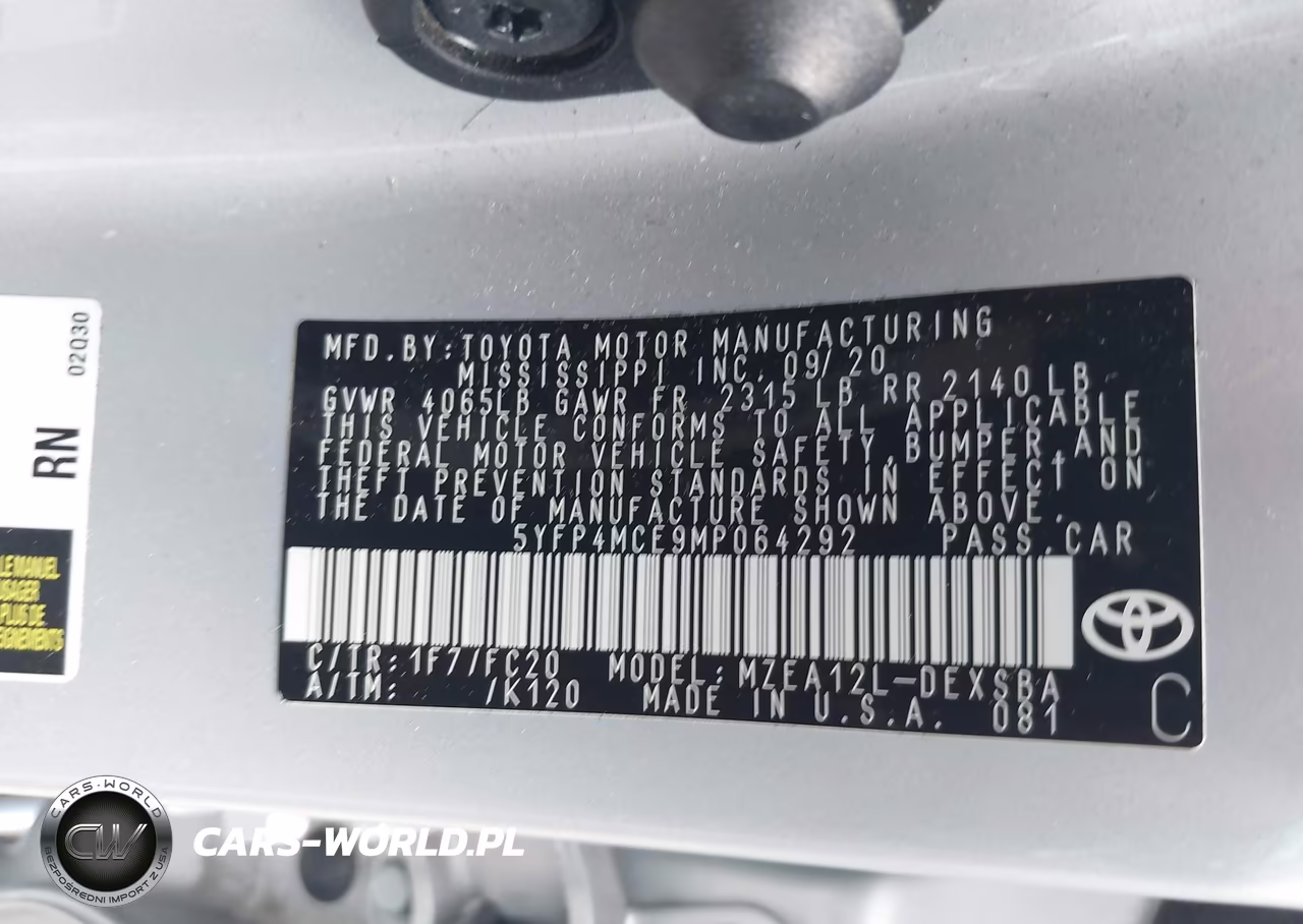2021 Toyota Corolla Se VIN:5YFP4MCE9MP064292 - 9
