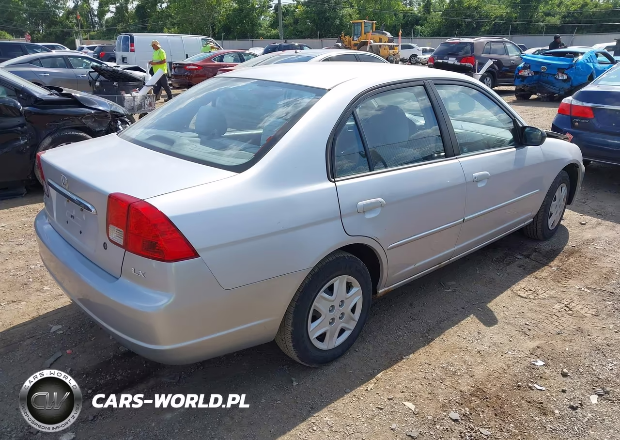 2003 Honda Civic Lx VIN:1HGES16523L025124 - 4